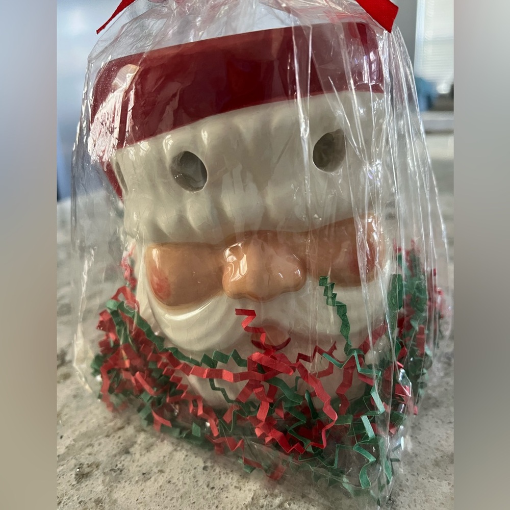 Ceramic Santa Tea Light Set